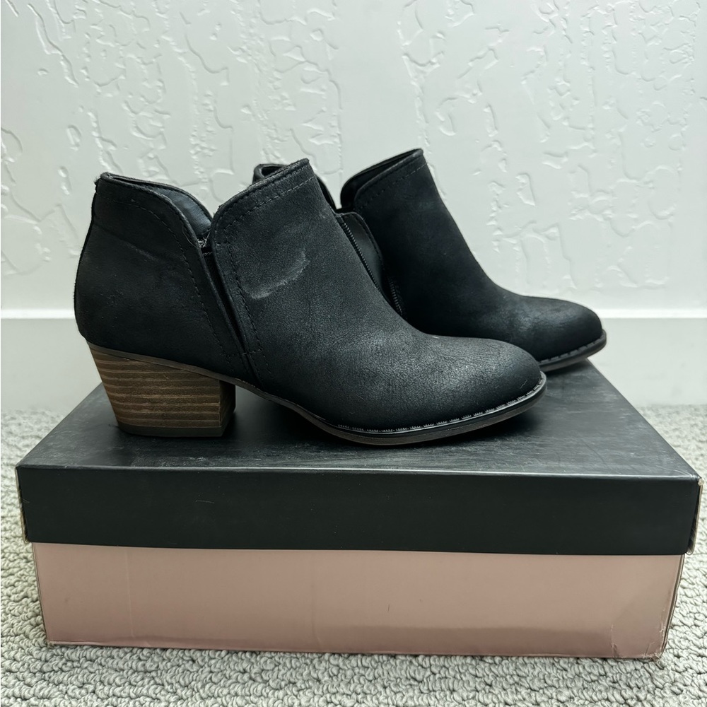 Fergie Black Ankle Booties